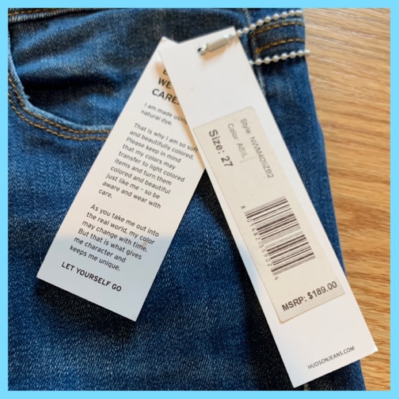 Hudson Natalie Midrise Ankle Skinny Jeans - Picture 9 of 10